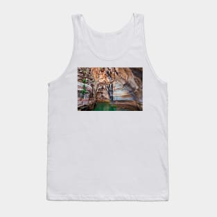 The majestic Ha canyon in Crete Tank Top